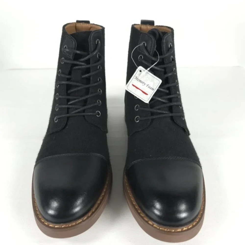 LA MILANO Men's STANCE II GENUINE LEATHER UPPER B51712-1 Oxford Boots‎ Size 7